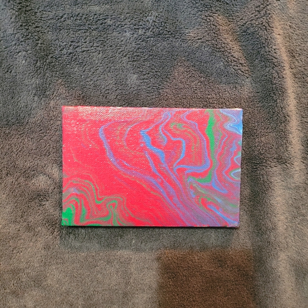Acrylic pour paint